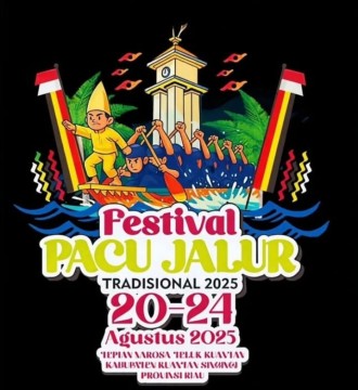 Ilustrasi festival pacu jalur tradisional 2025. [Instagram]